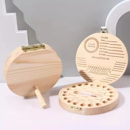 Children’s Milk Tooth Box – Baby Keepsake Collection Box for Preserving Baby Teeth as a Memento