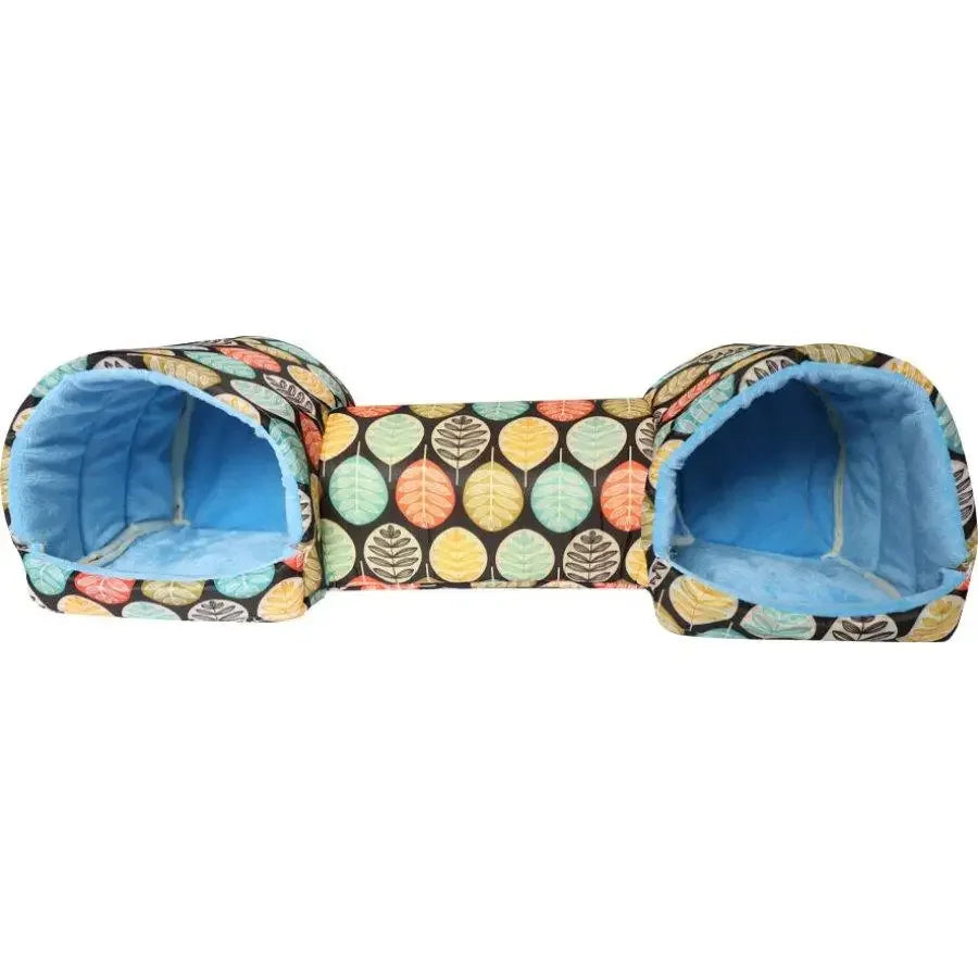 Small Pet Hideaway Tunnel - Cozy Hamster, Gerbil, Guinea Pig, and Ferret Sleeping Cave and Hideout Toy