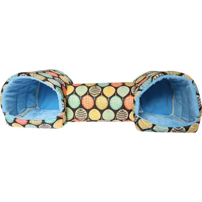 Small Pet Hideaway Tunnel - Cozy Hamster, Gerbil, Guinea Pig, and Ferret Sleeping Cave and Hideout Toy