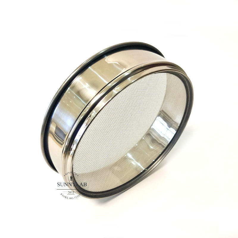 Lab 12-200 Mesh Stainless Steel Test Sieve – 20cm Double-Layer Sampling Flour Sifter