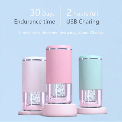 Ultrasonic Contact Lens Cleaner – Intelligent Automatic Cleaning Machine for Soft & Rigid Contact Lenses Travel Storage Case