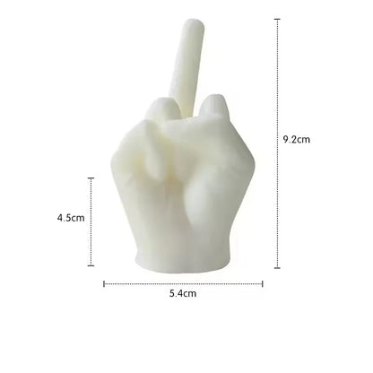 Creative Middle Finger Scented Candle – Funny Quirky Home Decor & Birthday Gift Ornament