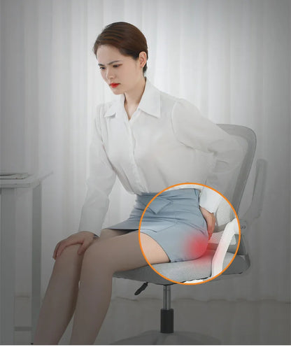 Memory Foam Hemorrhoid Seat Cushion – Donut-Shaped Pain Relief for Sciatica, Tailbone & Bed Sores, Travel & Office Use