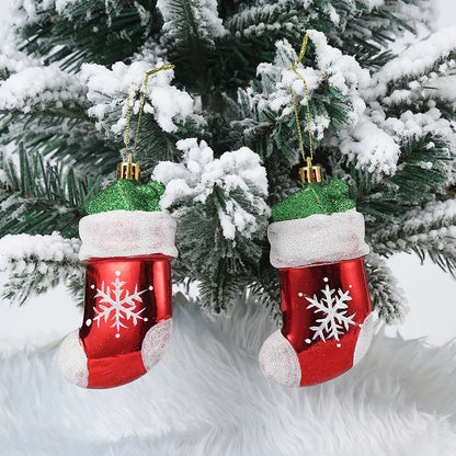 Christmas Tree Hanging Ornament – Red & White Candy Cane Pendant for Xmas, Home Decor & New Year 2024