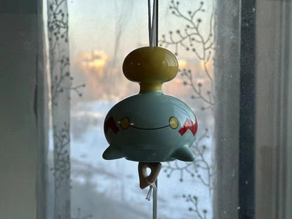 Anime Pokémon Chimecho Figure – Ceramic Wind Bell Pendant, Cute Home & Bedroom Decoration, Children’s Christmas & Birthday Gift