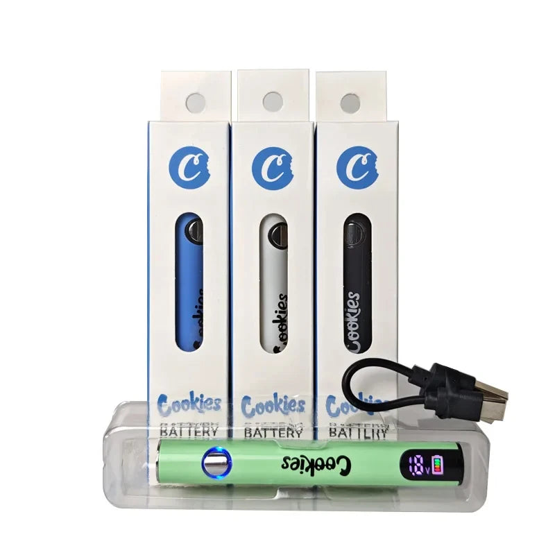 Cookies 650mAh LED Digital Soldering Iron Pen — Smart Preheat & 510-Thread Repair Tool