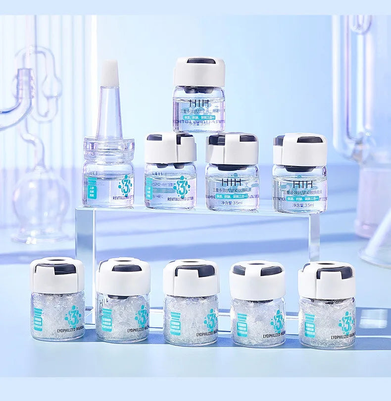 Triple Peptide Anti-Wrinkle Skincare Set – Firming, Lifting & Hydrating Face Kit for All Skin Types