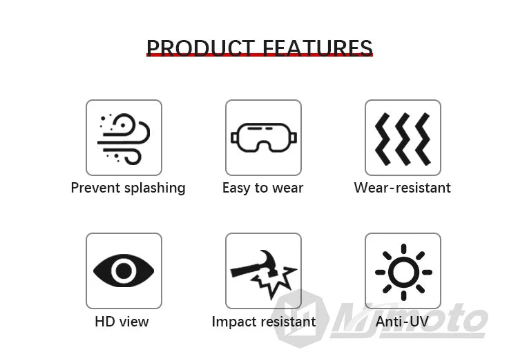Universal Motorcycle Helmet Sun Visor – Anti-UV Windproof Bubble Lens for Open Face 3/4 Helmets