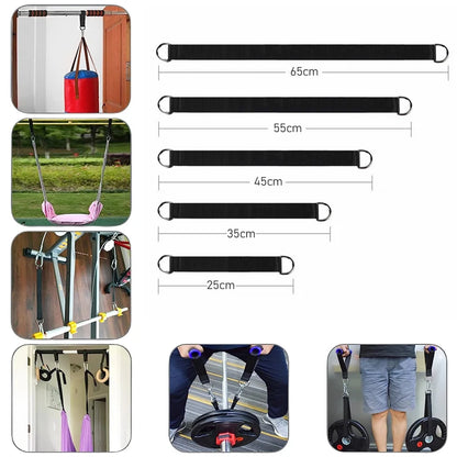 Heavy Duty Tree Swing Straps – 200kg Capacity Hook & Ring Belt for Hammocks, Punching Bags & Horizontal Bars