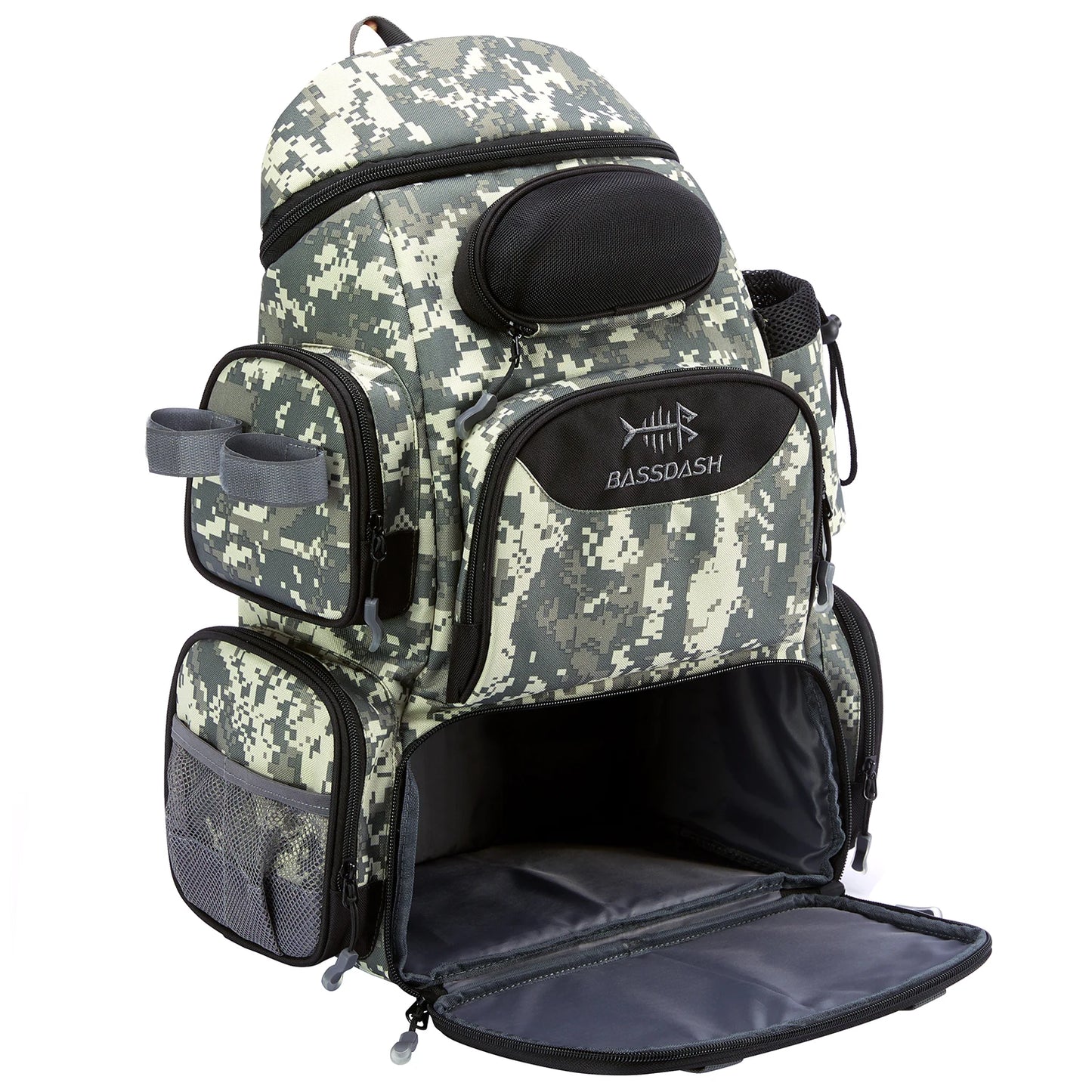 Bassdash Fishing Tackle Backpack — Lightweight Tactical Multifunctional Fishing Bag