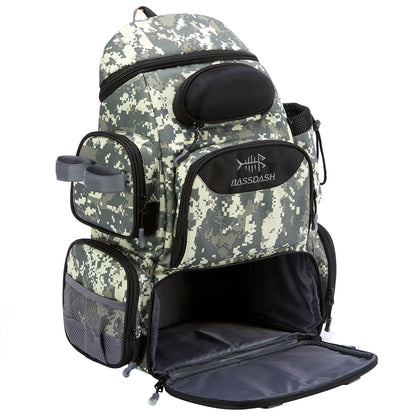 Bassdash Fishing Tackle Backpack — Lightweight Tactical Multifunctional Fishing Bag