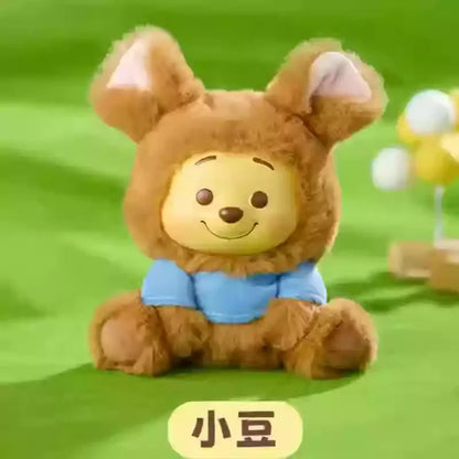 Original Winnie the Pooh Vinyl Plush Blind Box — Naughty Party Pooh Bear Bag Pendant, Cute Surprise Doll Gift