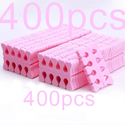 50 Pairs Soft Toe Separators – Flexible Heart Shape Nail Art & Pedicure Tools for Manicure Practice & Foot Care Support