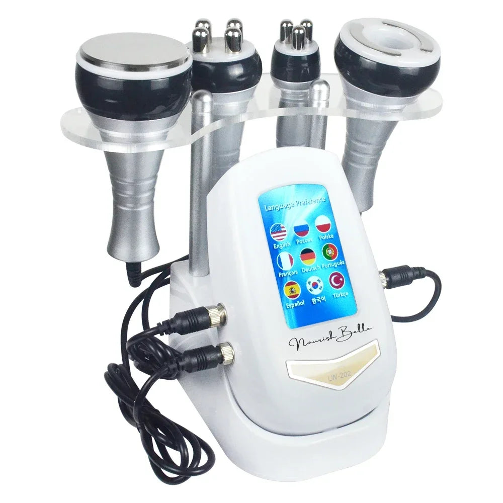 40K 3-in-1/4-in-1 Cavitation Body Slimming Machine – Facial Massager, Skin Tightening, Face Lifting & Vacuum Suction Beauty Device