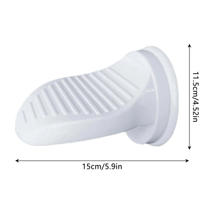 Bathroom Shower Foot Rest – Suction Cup with Thickened Material for Easy Installation, Polishing & Shoe Care