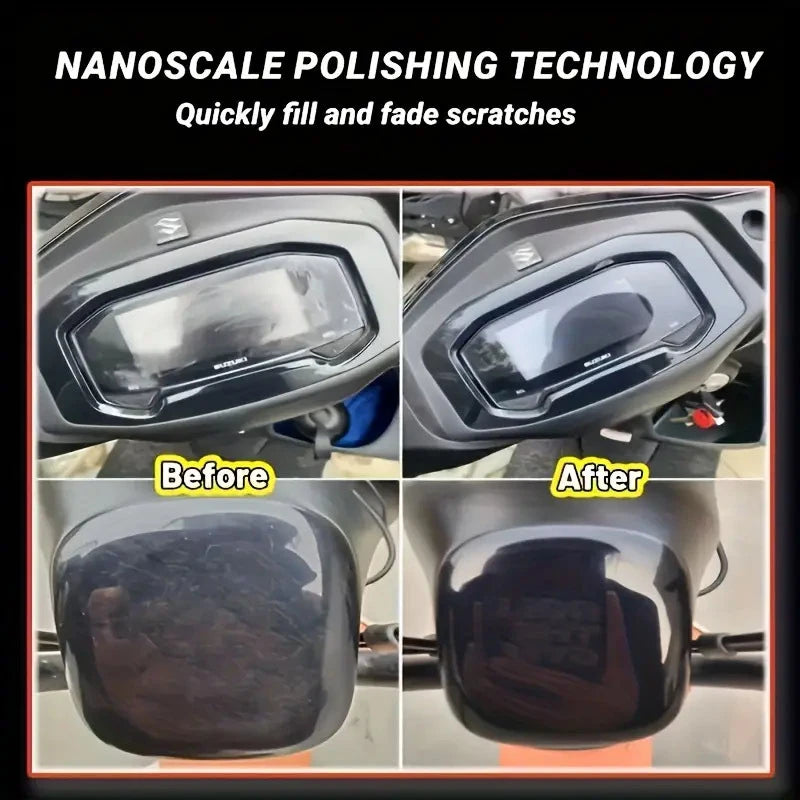 Dashboard Screen Scratch Repair Paste – Oxidation & Wear Polishing Agent for Car, Motorcycle & Truck Display Restoration