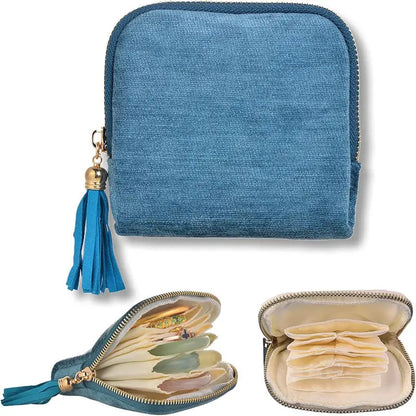 Tassel Jewelry Storage Bag - Large Capacity Travel Pouch for Rings, Bracelets & Accessories