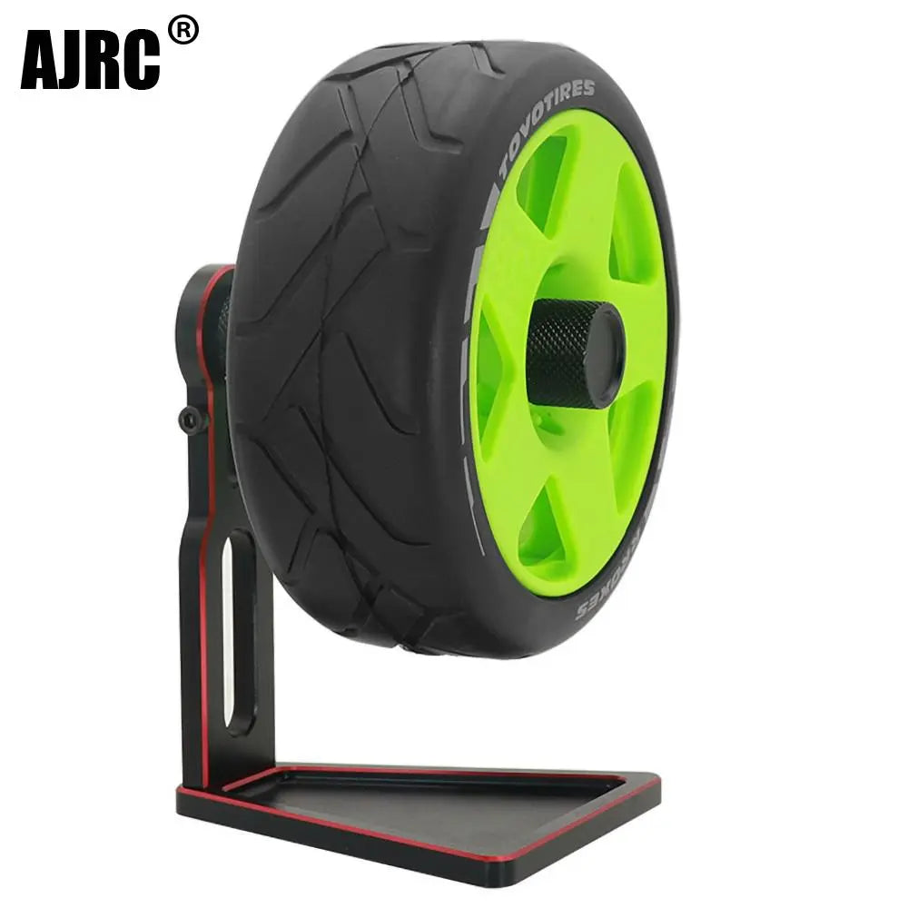 Aluminum Alloy Tire Dynamic Balance Support Base Tool with 12mm/17mm Adapter - Remote Control Car Part for 1/10, 1/7, 1/8 Models