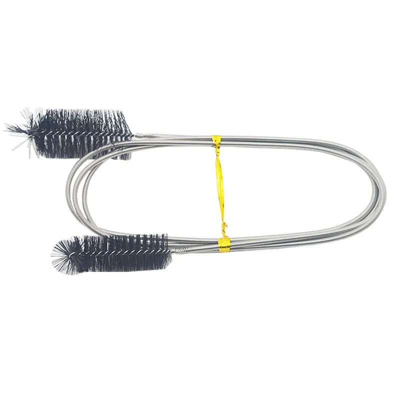 Stainless Steel Aquarium Cleaning Brush for Lily Pipe, Air Tube, Hose, and Water Pump Accessories