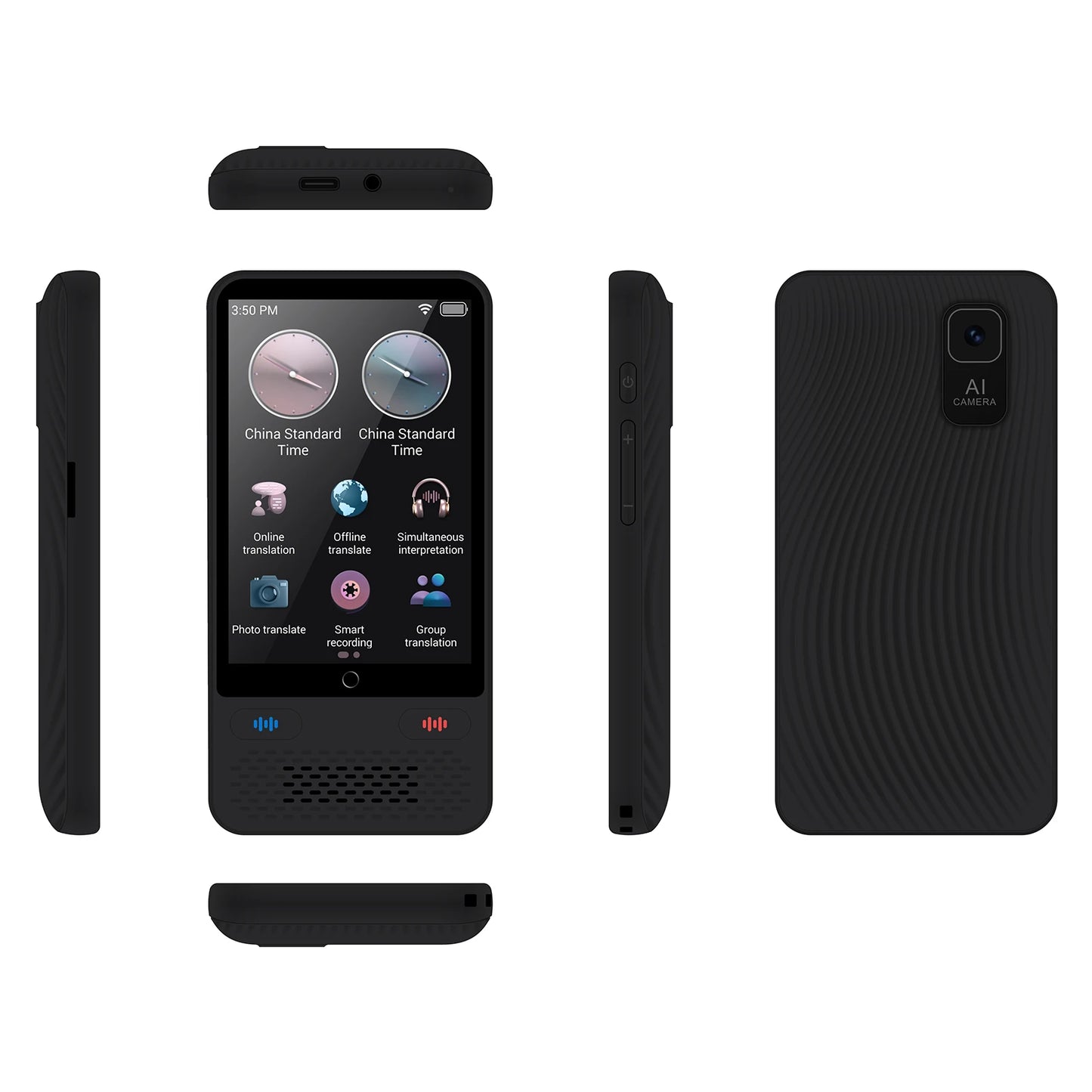 Portable S85 Language Translator Device - 138 Languages, Voice & Offline Translation, Video Recording Support