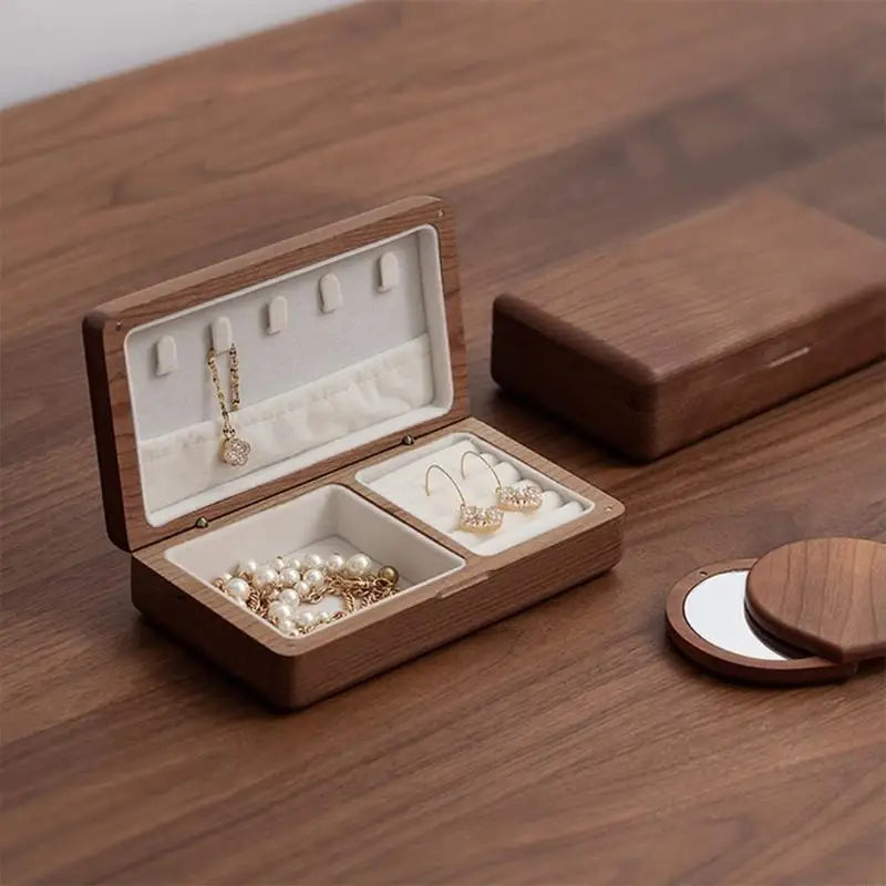 33WE Jewelry Storage Box - Bracelet, Earrings & Necklace Carrying Case Gift