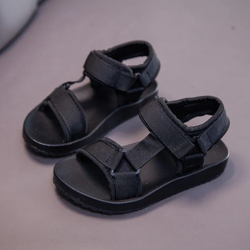 Kids Summer Sandals – Boys Casual Breathable Open-Toe Rubber Beach Shoes | Comfortable School Outdoor Sandals for Children