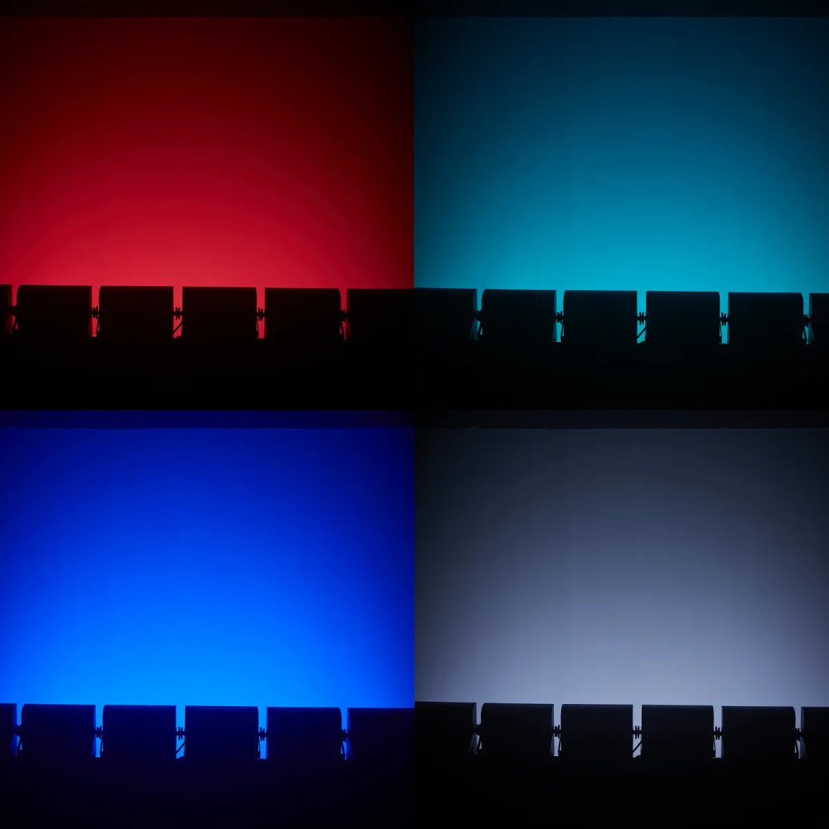 60W Mini LED RGB Strobe Light – 3-in-1 8-Partition + White 8000K DMX DJ Wash Bar for Stage Lighting Effects