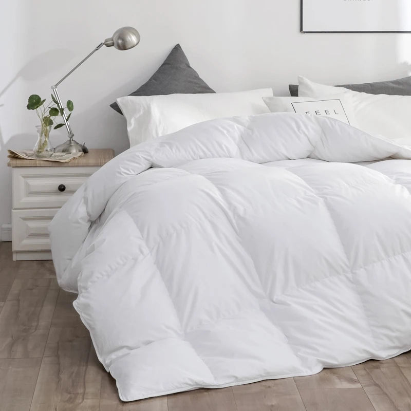 Peter Khanun Winter Duvet Comforter – Thick, Washable Microfiber Bedding with Corner Tabs, Small, Queen & King Size