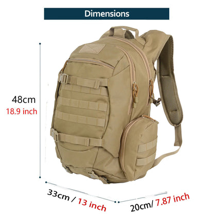 45L Waterproof Tactical Backpack – Outdoor Fishing, Hunting, Hiking & Camping Rucksack