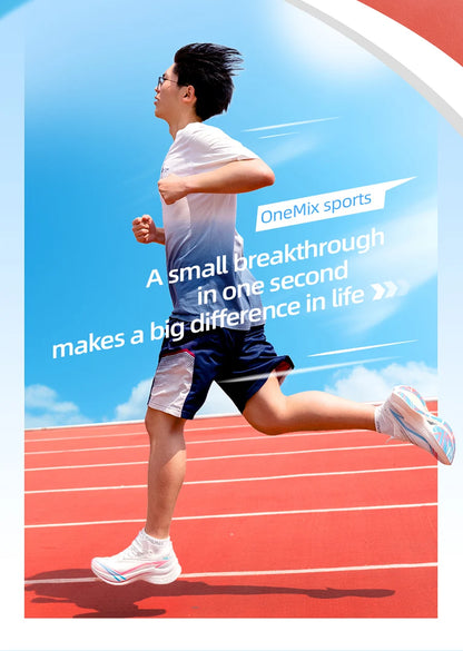 ONEMIX 2025 Carbon Plate Marathon Running Shoes - Ultralight Shock-Absorbing Sneakers with Stable Support