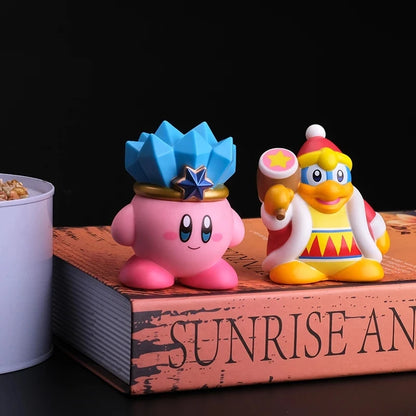 8pcs Kirby Anime Figure Set – Cute Pink Mini Figures for Kids’ Collectible Toys & Gifts