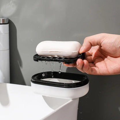 1PC Travel Soap Box Container with Lid - Durable Soap Case for Strong Sealing and Bathroom Storage