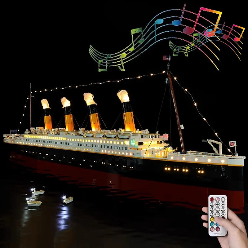 LEGO Titanic 10294 LED Light Kit - LED Lighting Set for Titanic Building Blocks Display Model