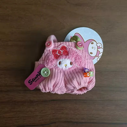 Labubu Sanrio Doll Crossbody Bag — Kawaii Anime Melody Cinnamoroll Clothing Pendant, Cute Cartoon Toy Gift