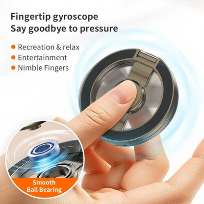Foldable MagSafe iPhone Holder - 360° Rotating Magnetic Stand & Finger Grip for iPhone 17/16/15/14/13