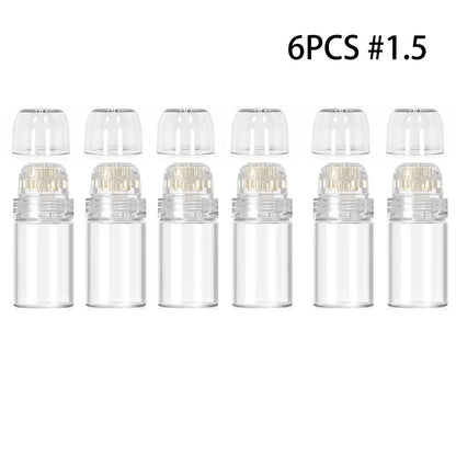 20-Pin Titanium Derma Stamp - 0.25mm Microneedling Tool for Face, Hair, Beard & Skin Care