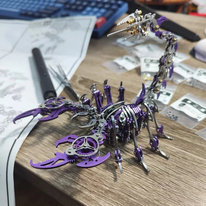 3D Metal Mechanical Insect Puzzle – Anti-Stress Assembly Toy Kit for Kids and Adults