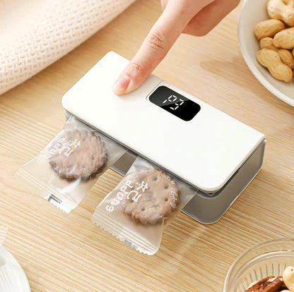 Mini Rechargeable Bag Sealer - Portable Handheld Heat Sealing Machine for Food Storage & Packaging