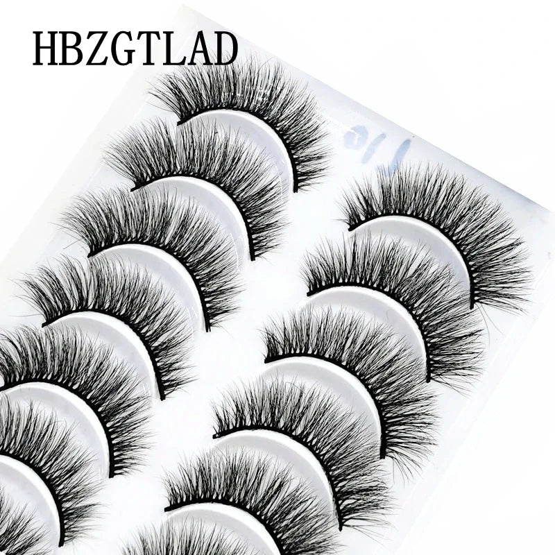 10 Pairs 3D Mink False Eyelashes – Natural Long & Short Lash Extensions Makeup Kit (41 Styles)