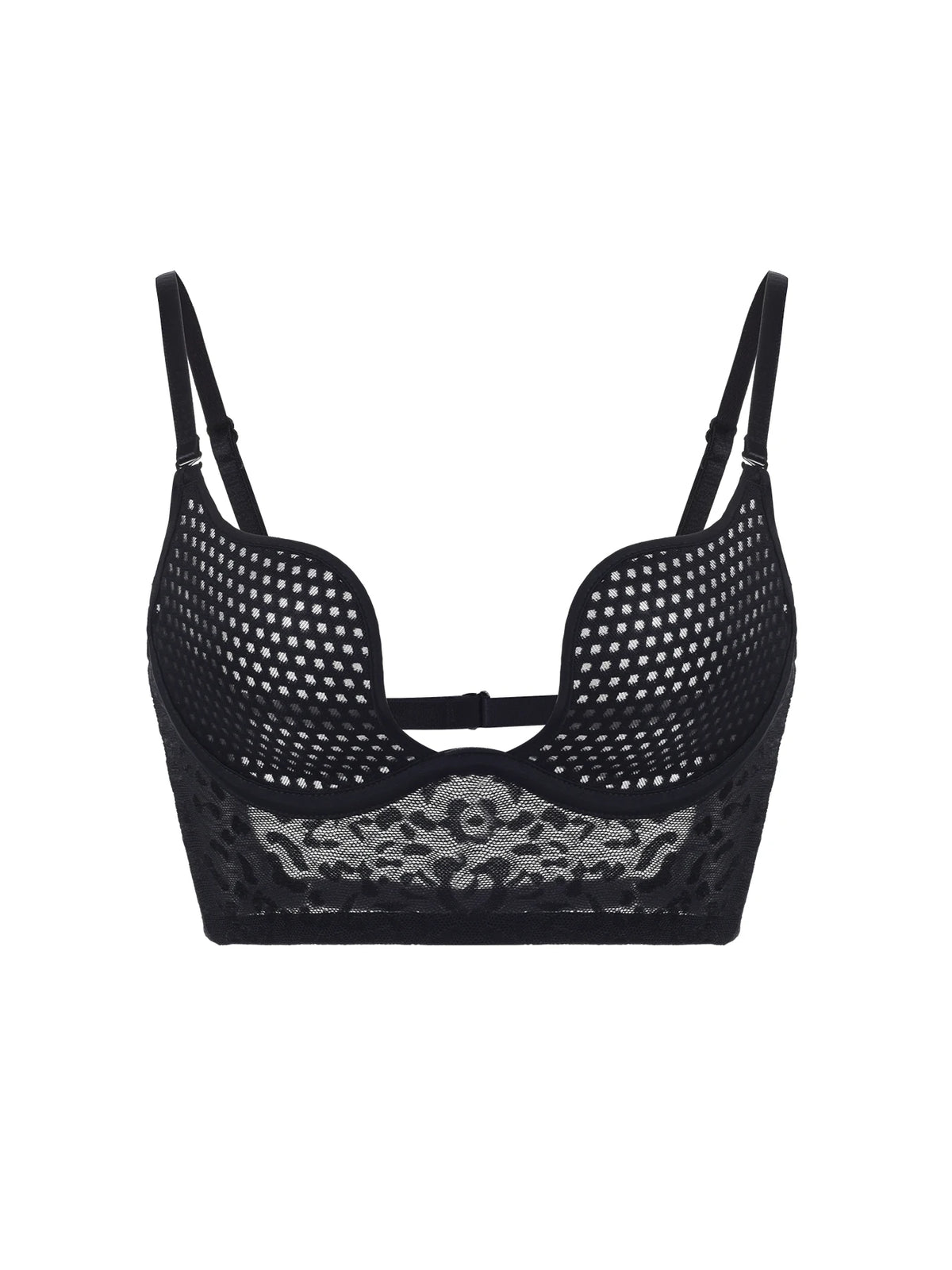 Mesh Underwire Bra - Breathable Backless Design with Multiple Wearing Styles Comfortable Lingerie Underwear