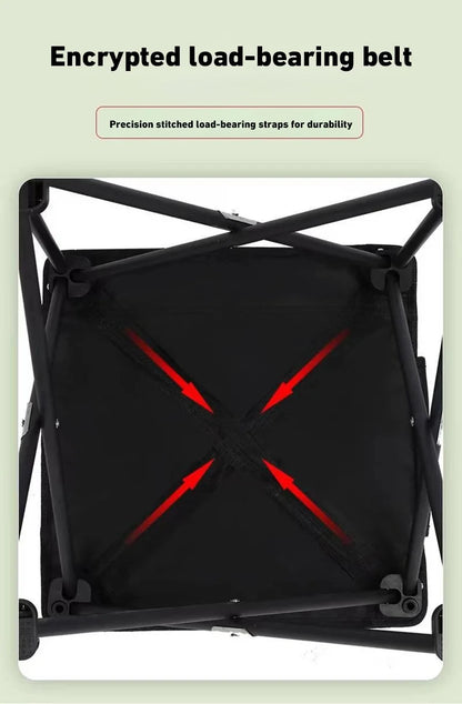 Outdoor Folding Chairs – Metal Camping & Fishing Chairs, Portable Hiking, Picnic, Beach, and Moon Sketching Stools for Tourists