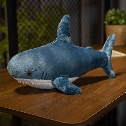 Soft Shark Plush Toy – Stuffed Sea Animal Pillow for Kids Birthday & Party Gift