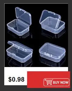 Transparent Jewelry Organizer Box – Plastic Storage Pouch with Keychain, Dustproof Case, Cute Doll Bag for Accessories