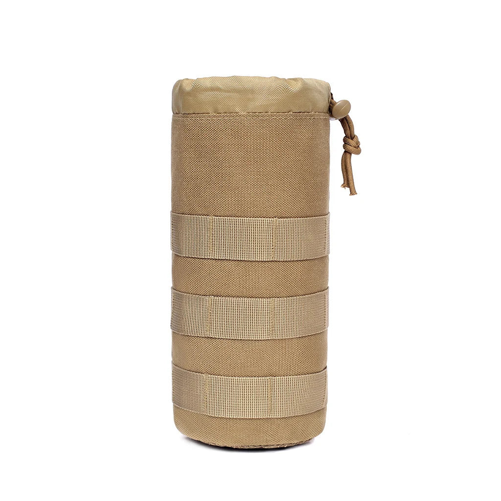 MOLLE Tactical Water Bottle Holder 600D Nylon Pouch for Hiking, Camping, Hunting & Outdoor Use