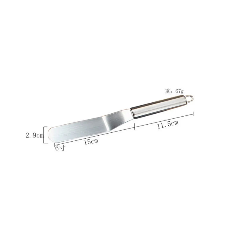 6/8/10/12 Inch Stainless Steel Icing Spatula – Cream Frosting Cake Decorating Tools & Accessories