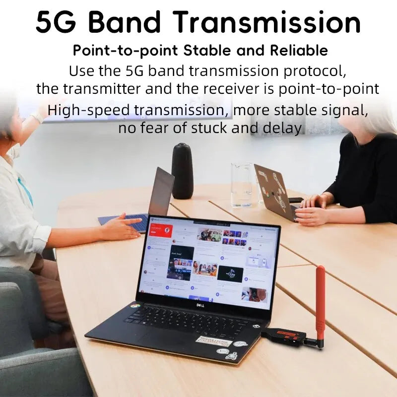 1080P 150m Wireless HDMI Extender – 1 TX to 4 Splitter, Video Transmitter & Receiver for PS4, Camera, Laptop, PC, TV, Monitor & Projector