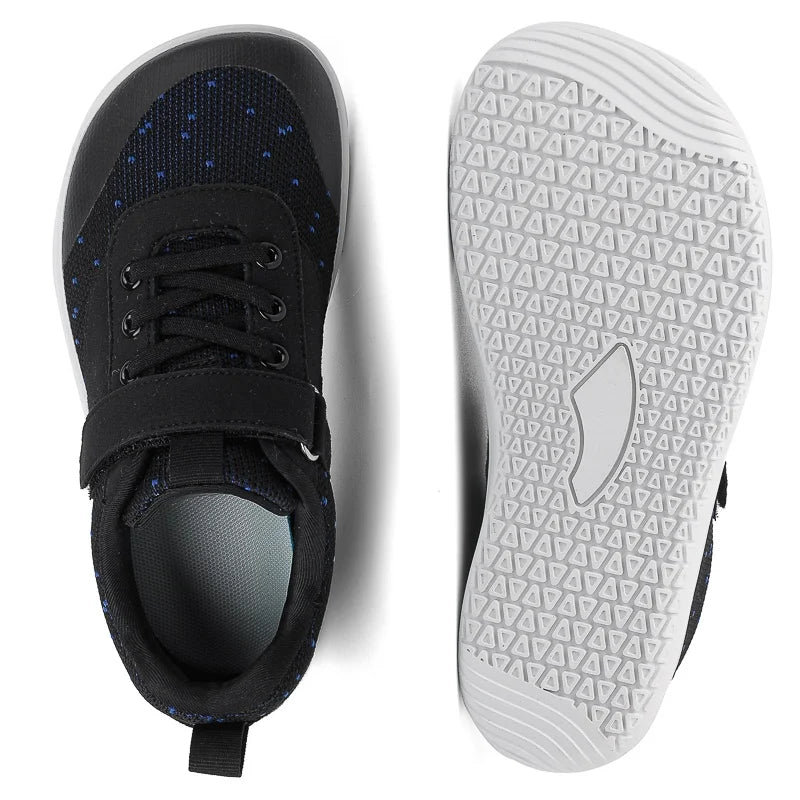 REXSVAN Kids Barefoot Shoes - Minimalist Zero Drop Wide Sneakers for Boys and Girls