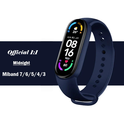 Silicone Strap for Xiaomi Mi Band 3-7 NFC – Sport Replacement Wristband Bracelet