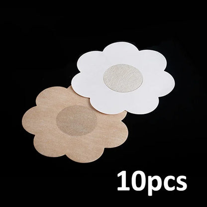 Invisible Nipple Cover Stickers - Self-Adhesive Breast Lift Tape and Disposable Bra Pasties for Women