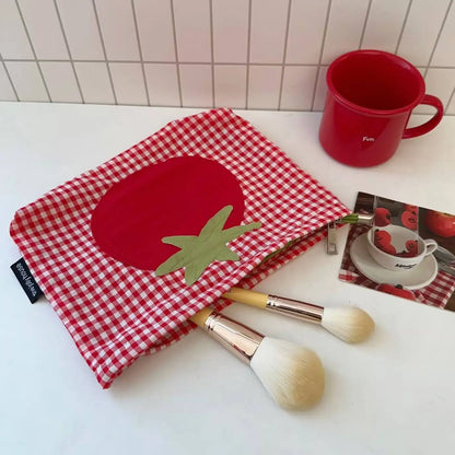 Large Capacity Makeup Bag - Portable Handheld Toiletry Pouch & Minimalist Cosmetic Organizer